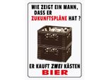 Vianmo Insegna In Legno 40X30 Cm Wie Zeigt Ein Mann ZukunftspläNe