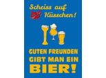 Vianmo Insegna In Legno 40X30 Cm Scheiß Auf KüSschen Gib Ein Bier