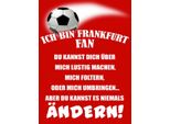 Vianmo Insegna In Legno 40X30 Cm Ich Bin Frankfurt Fan Fussball