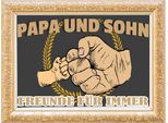 Vianmo Insegna In Legno 30X40 Cm Papa Und Sohn Freunde FüR Immer