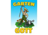 Vianmo Insegna In Legno 40X30 Cm Garten Gott