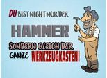 Vianmo Insegna In Legno 30X40 Cm Du Bist Nicht Nur Der Hammer