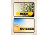 Vianmo Insegna In Legno 40X30 Cm Bild Beer No Beer Bier