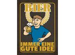Vianmo Insegna In Legno 40X30 Cm Bier Immer Eine Gute Idee