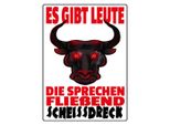 Vianmo Insegna In Legno 40X30 Cm Gibt Leute Sprechen Scheissdreck