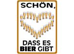 Vianmo Insegna In Legno 40X30 Cm SchöN Dass Es Bier Gibt