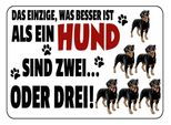 Vianmo Insegna In Legno 30X40 Cm Was Besser Ist Als Ein Hund Zwei