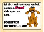 Vianmo Insegna In Legno 30X40 Cm Mein Hund Weiß Einfach Zuviel