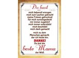 Vianmo Insegna In Legno 40X30 Cm Danke Du Bis Die Beste Mama