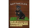 Vianmo Insegna In Legno 40X30 Cm Rottweiler Hund Ungern Allein