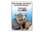 Vianmo Insegna In Legno 40X30 Cm Einzige Was Besser Ist Als Katze