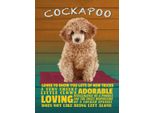 Vianmo Insegna In Legno 40X30 Cm Cockapoo Hund Loves To Show You