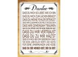 Vianmo Insegna In Legno 40X30 Cm Danke Dass Du Bist Der Du Bist