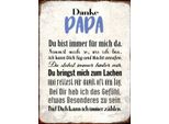 Vianmo Insegna In Legno 40X30 Cm Danke Papa Du Bist FüR Mich Da