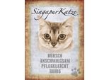 Vianmo Insegna In Legno 40X30 Cm Singapur Katze
