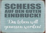 Vianmo Insegna In Legno 30X40 Cm Scheiss Guten Eindruck