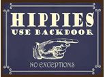 Vianmo Insegna In Legno 30X40 Cm Hippies Use Backdoor