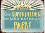 Vianmo Insegna In Legno 30X40 Cm Superheld Nennt Man Papa
