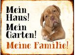 Vianmo Insegna In Legno 30X40 Cm Hund Beagle Mein Haus Garten Familie