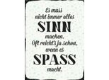 Vianmo Insegna In Legno 40X30 Cm Es Muss Nicht Immer Alles Sinn