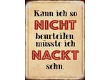 Vianmo Insegna In Legno 40X30 Cm Kann So Nicht Muss Nackt Sehn