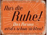 Vianmo Insegna In Legno 30X40 Cm Nur Die Ruhe Das Karma