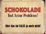 Vianmo Insegna In Legno 30X40 Cm Schokolade LöSt Keine Probleme