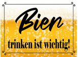 Vianmo Insegna In Legno 30X40 Cm Bier Trinken Ist Wichtig!