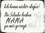 Vianmo Insegna In Legno 30X40 Cm Schuhe Haben Mama Zu Mir Gesagt
