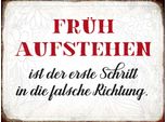 Vianmo Insegna In Legno 30X40 Cm FrüH Aufstehen Falsche Richtung
