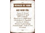 Vianmo Insegna In Legno 40X30 Cm Weniger Ist Mehr Gilt Nicht FüR