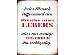 Vianmo Insegna In Legno 40X30 Cm Jeder Mensch Trifft Einmal Den
