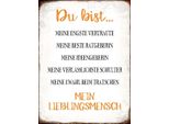 Vianmo Insegna In Legno 40X30 Cm Du Bist Mein Lieblingsmensch