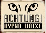 Vianmo Insegna In Legno 30X40 Cm Retro Achtung Hypno-Katze