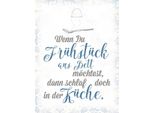 Vianmo Insegna In Legno 40X30 Cm Wenn Du FrüHstüCk Ans Bett