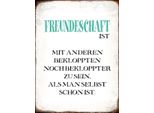 Vianmo Insegna In Legno 40X30 Cm Freundschaft Ist Mit Anderen