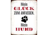 Vianmo Insegna In Legno 40X30 Cm GlüCk Zum Anfassen Mein Hund