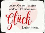 Vianmo Insegna In Legno 30X40 Cm Jeder Mensch GlüCk Du Bist Meine