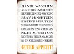 Vianmo Insegna In Legno 40X30 Cm HäNde Waschen Guten Appetit