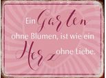 Vianmo Insegna In Legno 30X40 Cm Garten Ohne Blumen Wie Herz Ohne