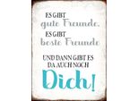 Vianmo Insegna In Legno 40X30 Cm Gibt Gute Freunde Auch Noch Dich