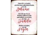 Vianmo Insegna In Legno 40X30 Cm Zuhause Familie Segen Herz