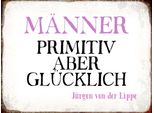 Vianmo Insegna In Legno 30X40 Cm MäNner Primitiv Aber GlüCklich