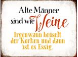 Vianmo Insegna In Legno 30X40 Cm Alte MäNner Sind Wie Weine