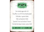 Vianmo Insegna In Legno 40X30 Cm Papa Gmbh 24/7 Lebenslang
