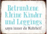 Vianmo Insegna In Legno 30X40 Cm Kinder Leggings Sagen Wahrheit