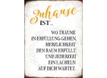 Vianmo Insegna In Legno 40X30 Cm Zuhause Ist Wo TräUme LäCheln