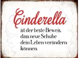 Vianmo Insegna In Legno 30X40 Cm Cinderella Beste Beweis Schuhe