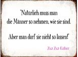 Vianmo Insegna In Legno 30X40 Cm MäNner So Nehmen Wie Sie Sind
