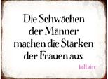 Vianmo Insegna In Legno 30X40 Cm SchwäChen MäNner StäRke Frauen